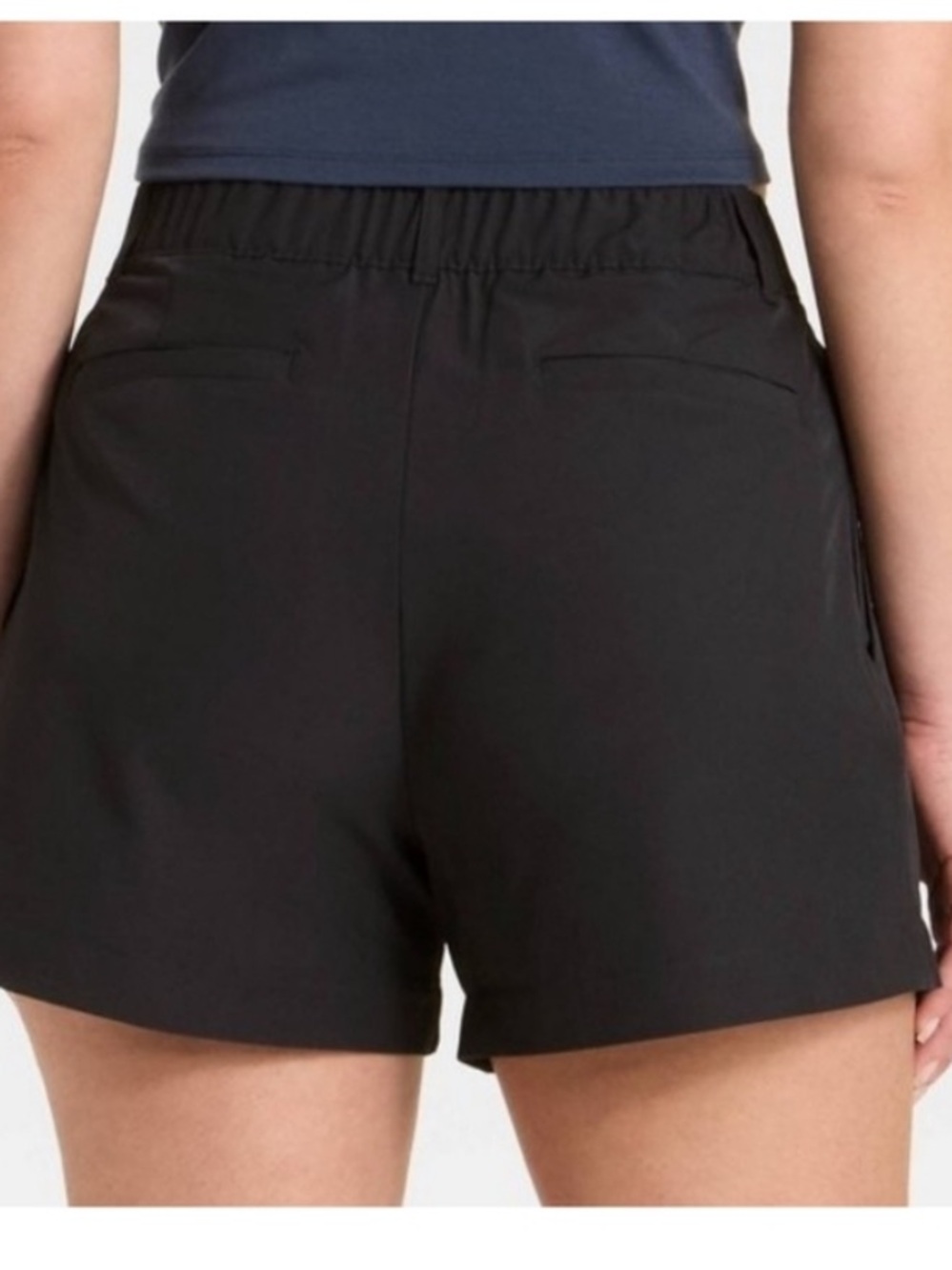 All In Motion Pleated Woven Black Golf Shorts 4” Size Large | NWT - Picture 3 of 11